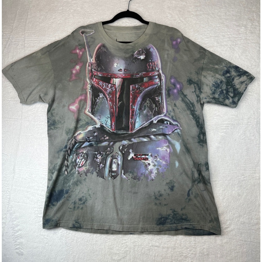 Disney Parks Star Wars Boba Fett Vintage T-Shirt Mens XXL  Graphic Tee